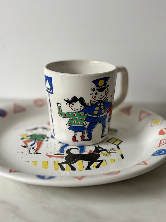 Barnekrus og tallerken Stavangerflint