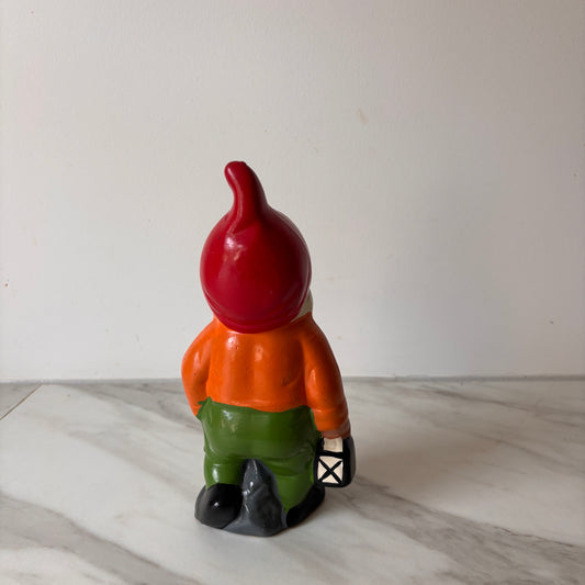 Tysk nisse, med lykt i hånden