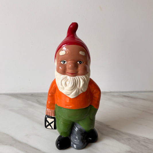 Tysk nisse, med lykt i hånden