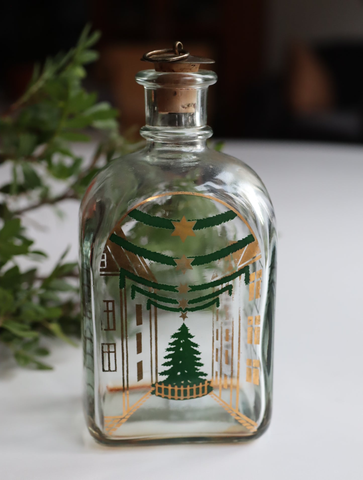 Snapsflaske fra Holmegaard