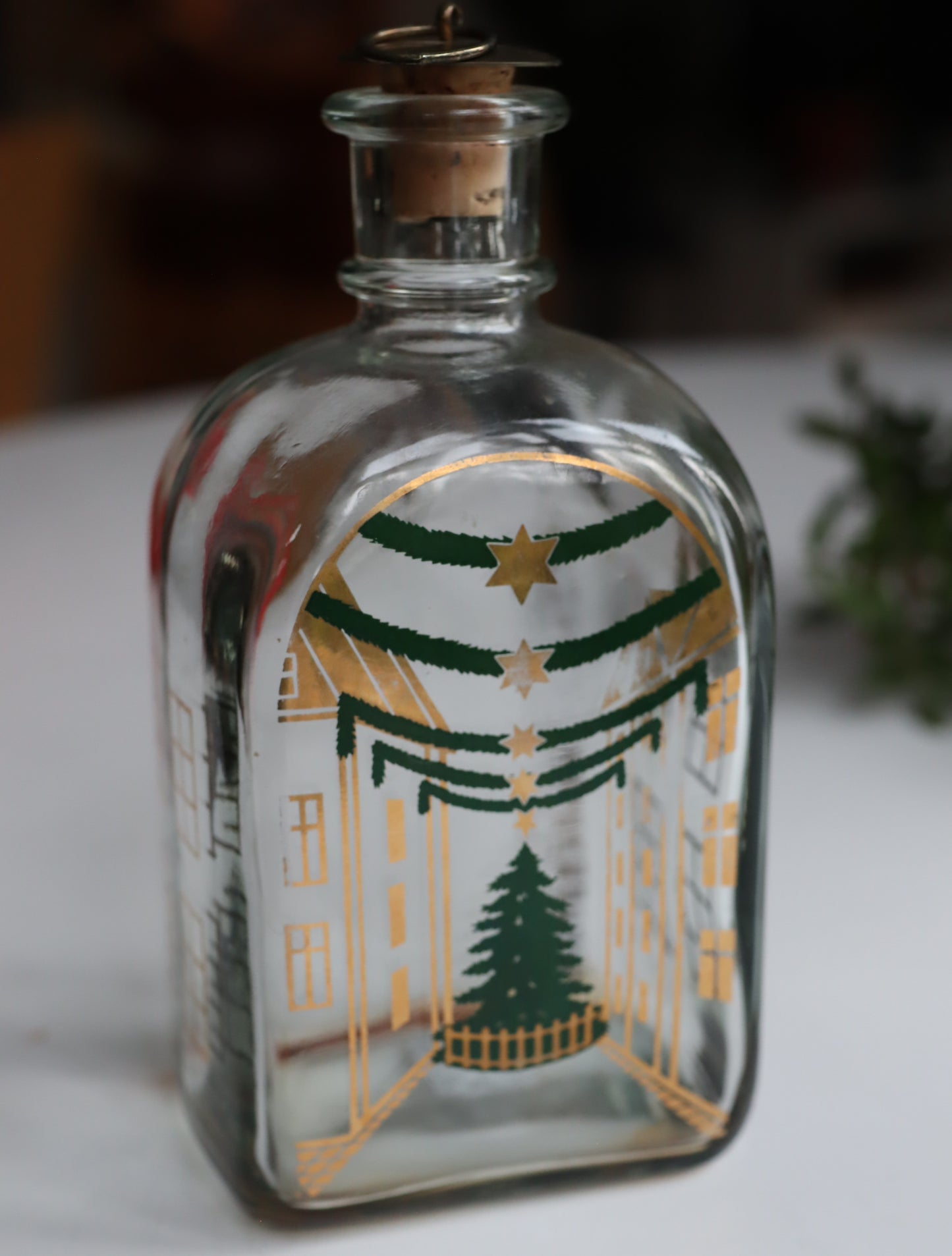 Snapsflaske fra Holmegaard