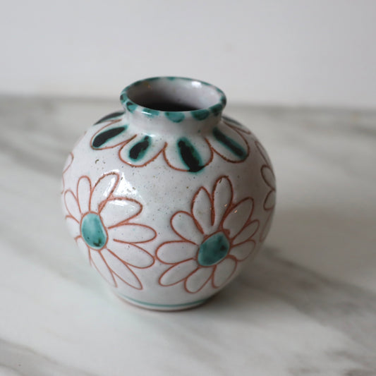 Keramikkvase, liten, vintage