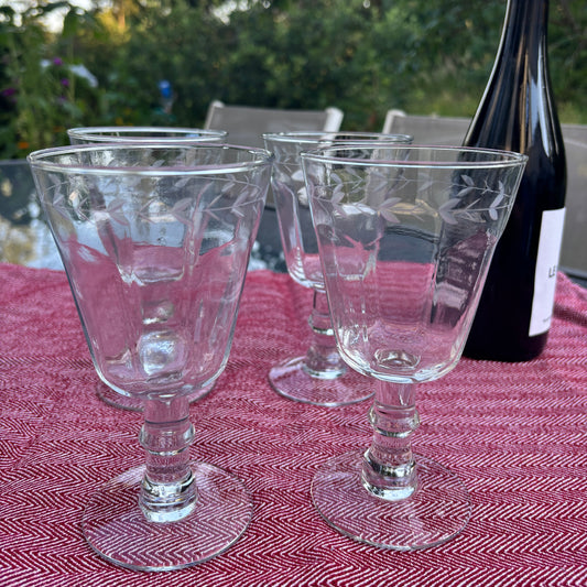 Rødvinsglass secondhand