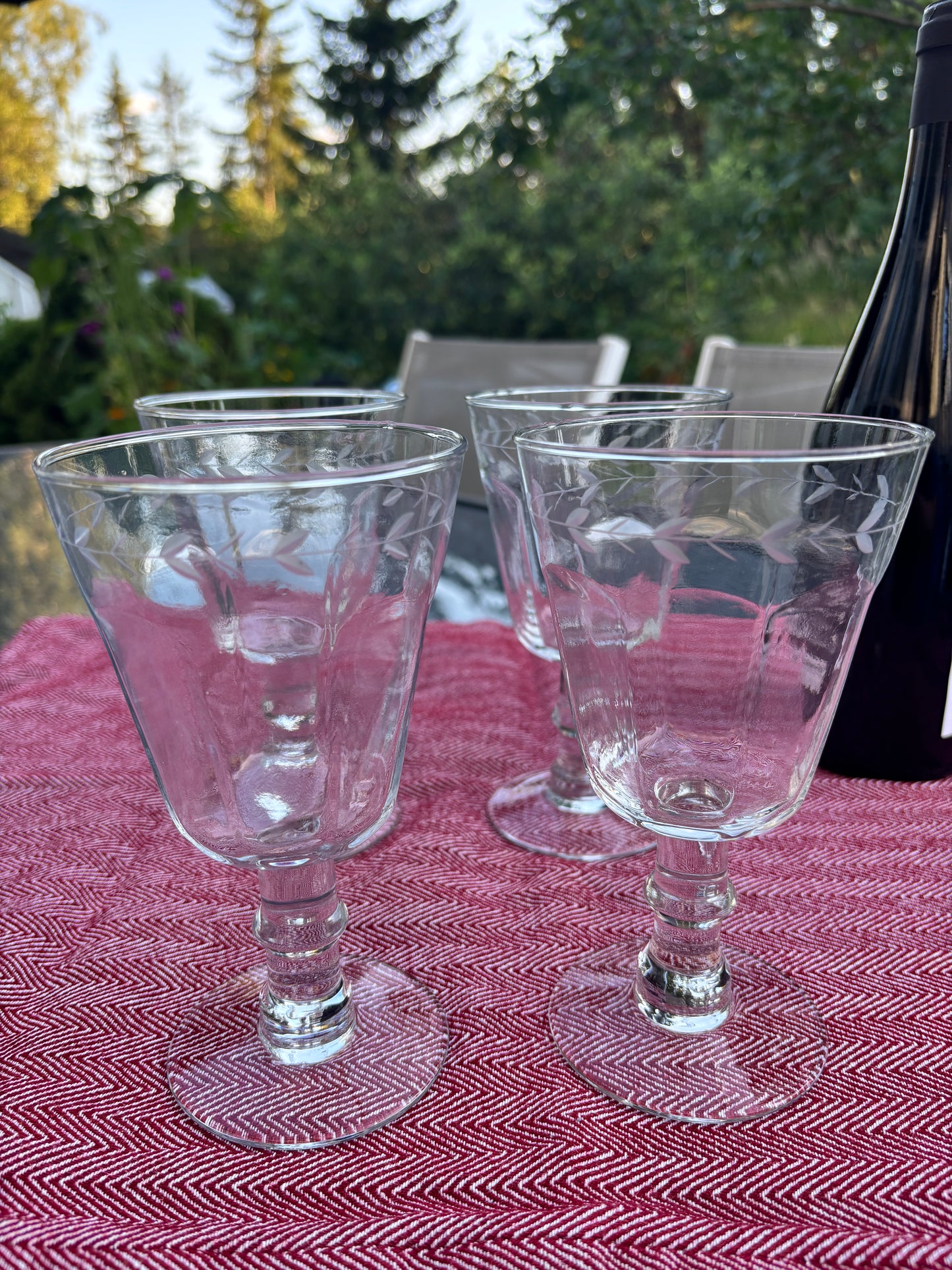 Rødvinsglass secondhand