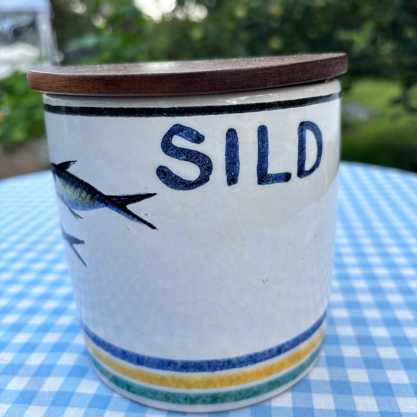 Sildekrukke vintage