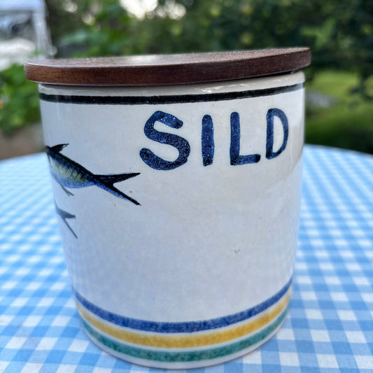 Sildekrukke vintage