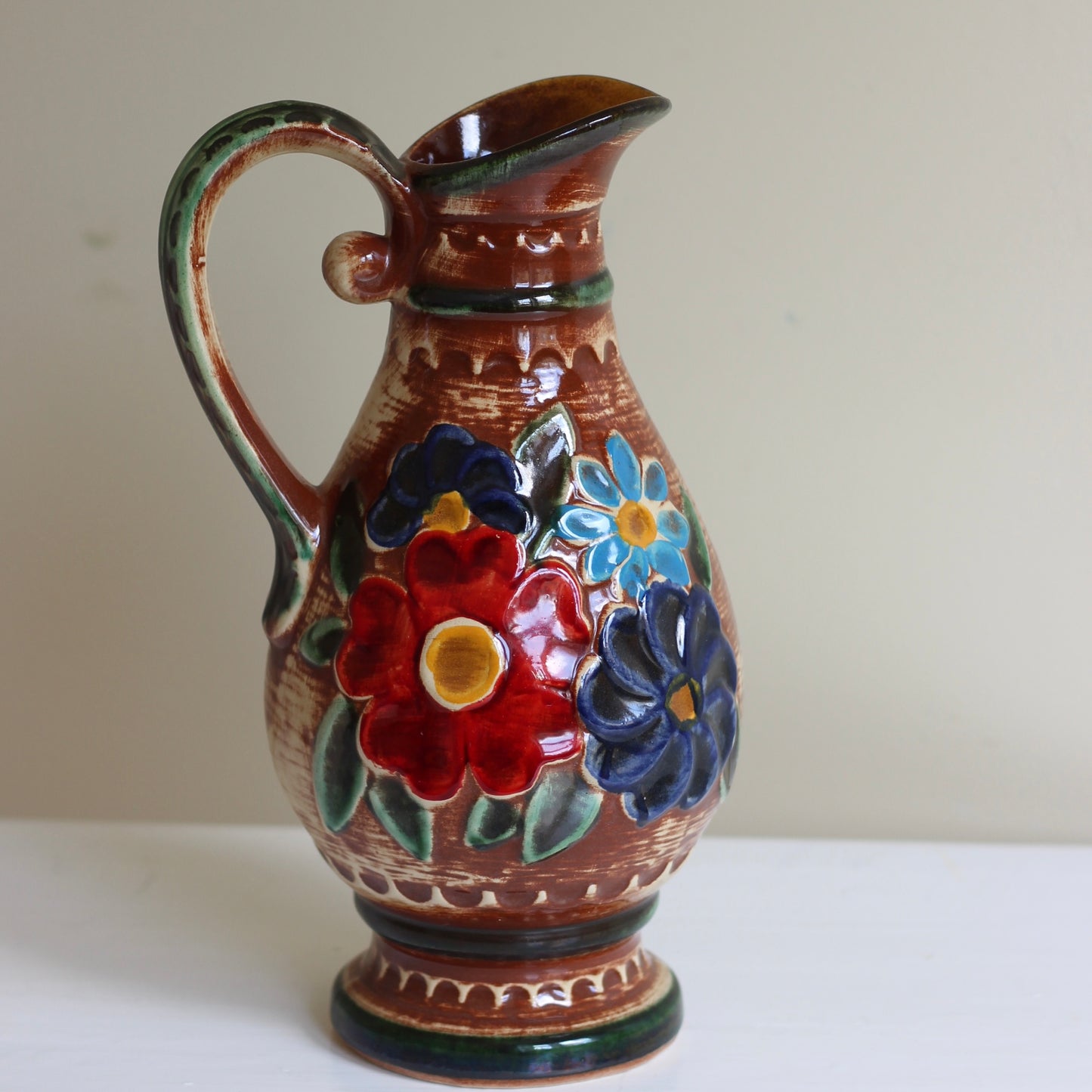 Vase, retro, fra Vest-Tyskland