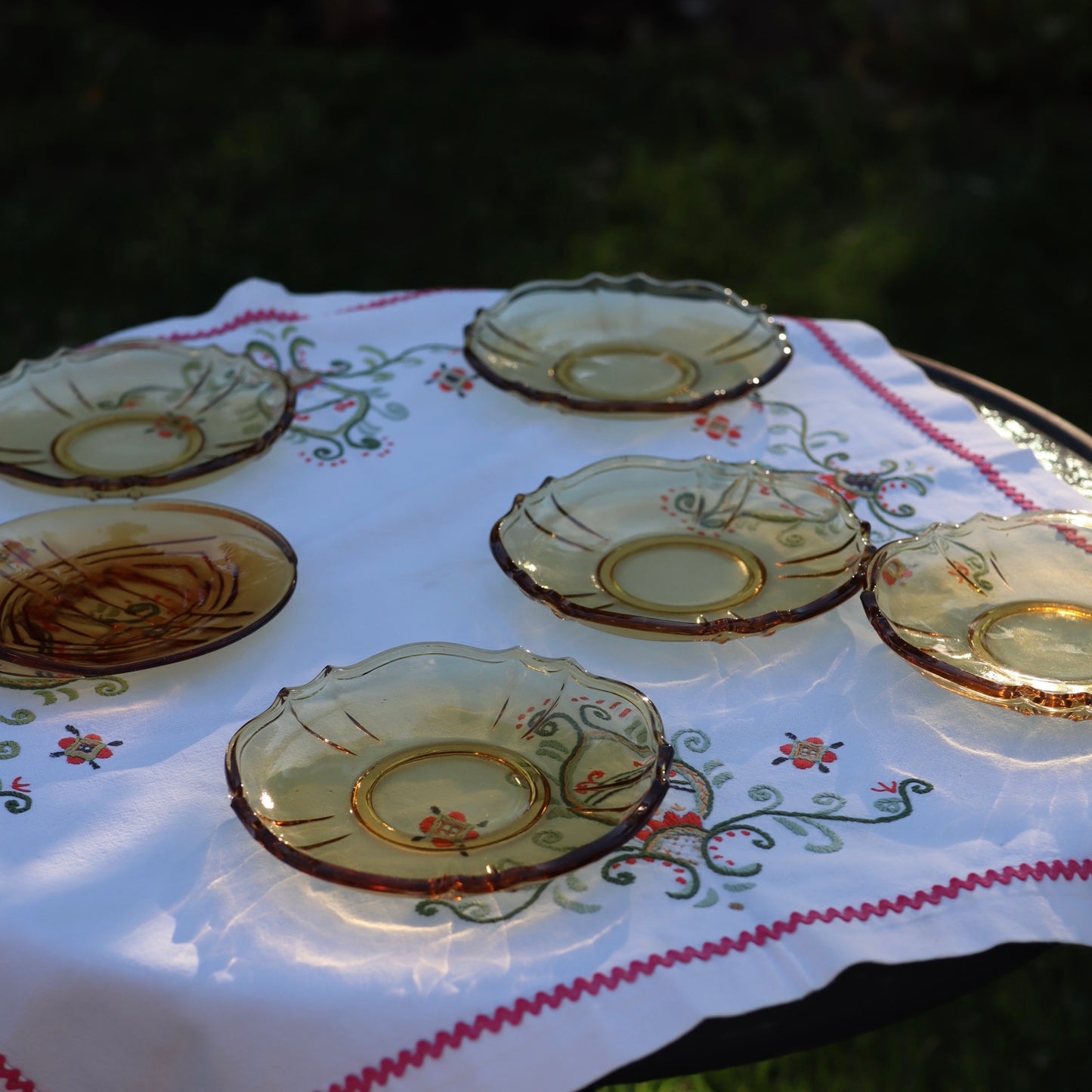 Skåler i pressglass - vintage