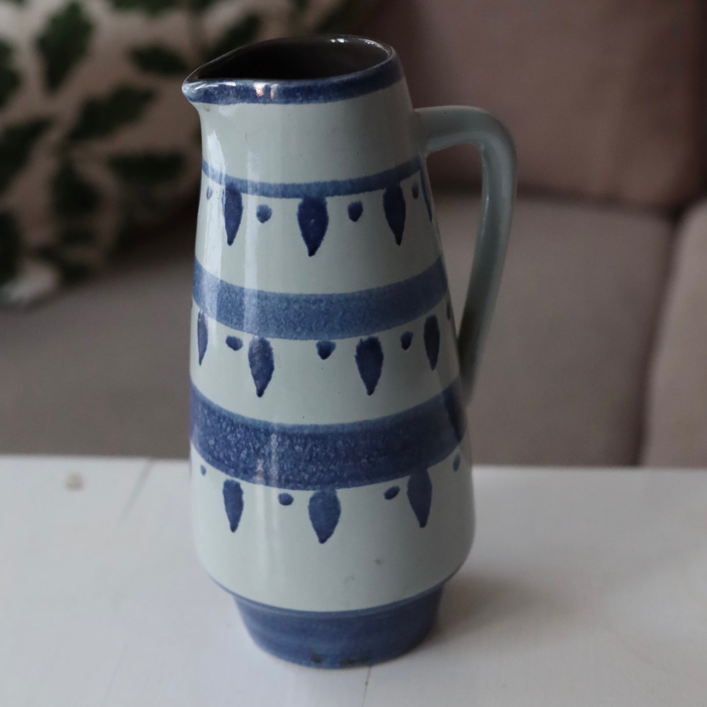 Retro vase i vest tysk keramikk